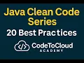 Java Clean Code Full Tutorial 20 Best Practices
