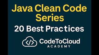 Java Clean Code Full Tutorial 20 Best Practices