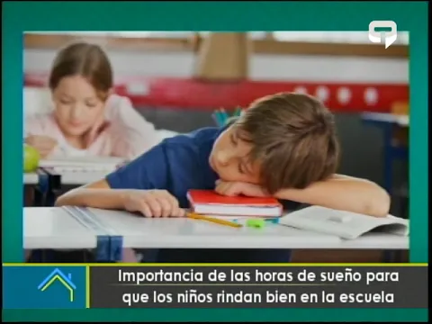 Importancia de las horas de sueño para que los niños rinda bien en la escuela