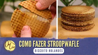 O SEGREDO DO STROOPWAFEL: O Biscoito Holandês Super Crocante