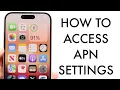 How To Access APN Settings On iPhone 2025
