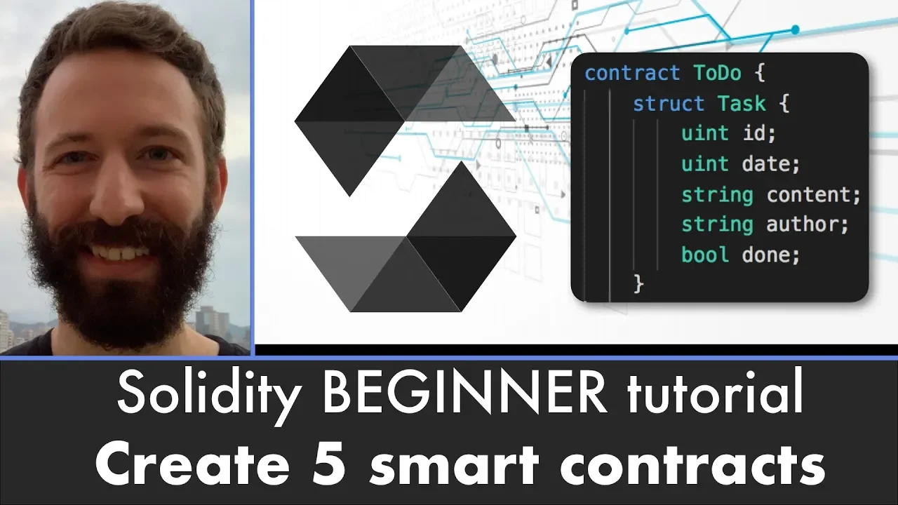 Solidity Smart Contract Tutorial: Building 5 Ethereum Contracts from Scratch