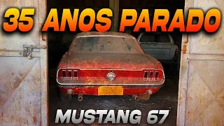 Carro PARADO a MUITO TEMPO, acompanhe o RESGATE deste CARRO ABANDONADO - EP1 MUSTANG V8 67