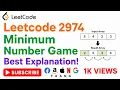 Leetcode 2974 Minimum Number Game