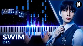 bts swim piano tutorial u0026 sheet music