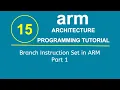 ARM Programming Tutorial 15 - Branch Instruction Set in ARM Part 1
