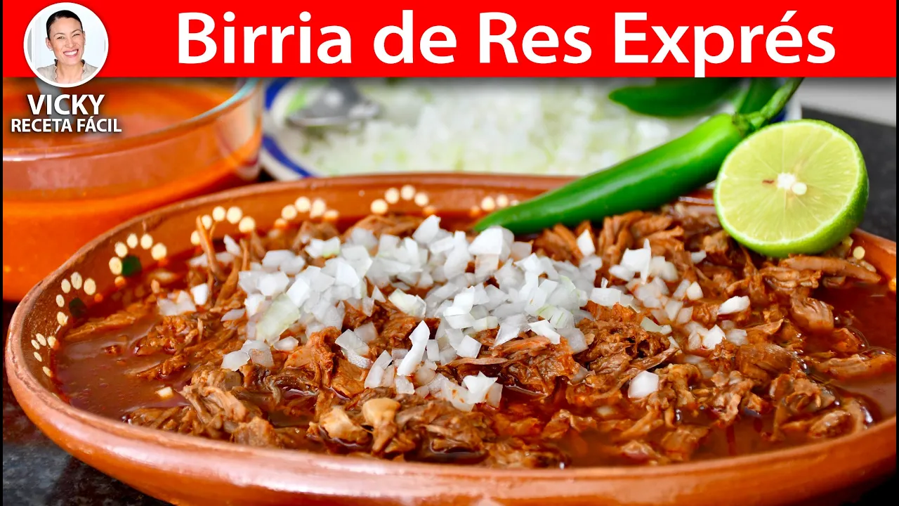 BIRRIA DE RES EXPRES   Vicky Receta Facil