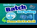 Basics of Batch Scripting - 13