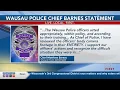 release statement on controversial incident involving arrested