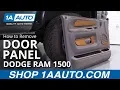 How to Replace Door Panel 94-02 Dodge Ram 1500