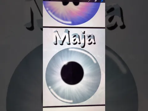 eye series | maja🪽| #shorts #procreate #digitalart #shortsviral #art