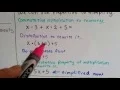 Grade 6 Math 9 How to simplify algebraic expressions