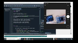 Python stores the analog input of a device connected to Arduino