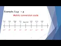 Metric conversions