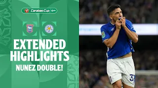 NUNEZ DOUBLE Ipswich Town v Leicester City extended highlights