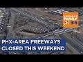 Weekend freeway closures resume after Phoenix metro hosted sporting events