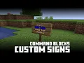 Custom Signs with Commands