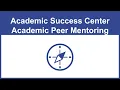 NCSU ASC Academic Peer Mentoring Orientation