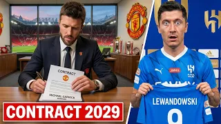 carrick contract 2029 lewandowski 90m offer neymar world cup drama