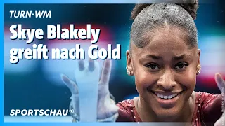 Knappes Mehrkampffinale der Frauen bei der Turn-WM in Rotterdam | Highlights | Sportschau