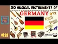 Lagu 20 MUSICAL INSTRUMENTS OF GERMANY | LESSON #31 |  MUSICAL INSTRUMENTS | LEARNING MUSIC HUB