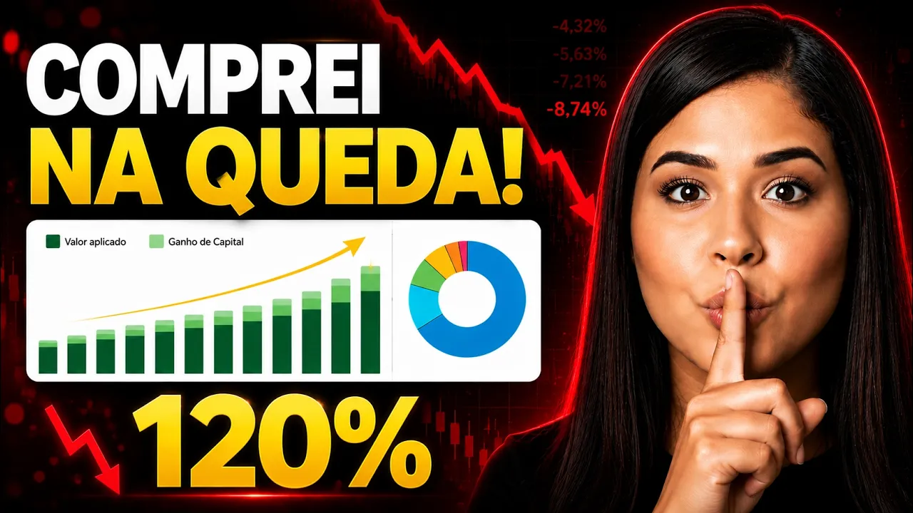 Comprei a AÇÃO MAIS BARATA da bolsa CAINDO 12%!