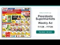 Presidente Supermarkets Weekly Ad 26 - 26 Top Deals