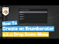 Blender Python Tutorial Enumerator Drop down Menu learn python for beginners
