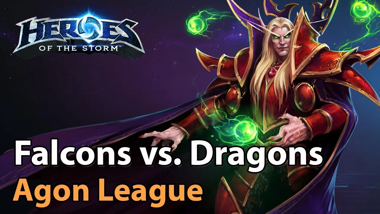 ► Agon League - Falcons vs. Dragons - Semi Final - Heroes of the Storm Esports