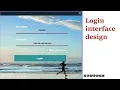 Java modern gui design java login form netbeans