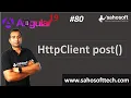 HttpClient post in Angular 19 HttpClient get in Angular Angular 19 Tutorials in Hindi