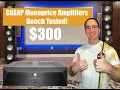 Budget Monoprice Amplifiers Bench Test Results