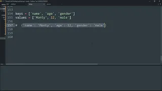 How do I convert two lists into a dictionary