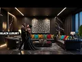 Bold Sophisticated A Breathtaking African Inspired Black Luxury Home