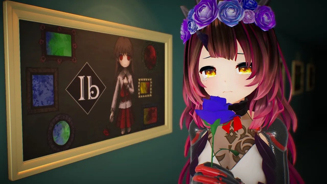 【Ib/リメイク】美術館にやってきたけどなにかおかしい？完全初見＃3【ホロライブ/ #ロボ子生放送】