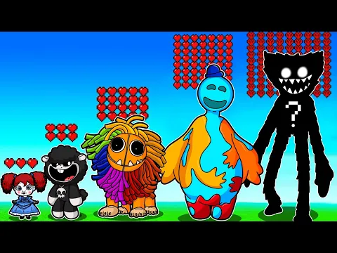 ¿Qué Personaje DE POPPY PLAYTIME 4 Tiene MAS VIDA? ? MINECRAFT