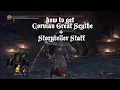 DS3 How To Get Corvian Great Scythe Storyteller Staff