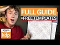How to Make Word Search Books for Amazon KDP FULL GUIDE FREE TEMPLATES