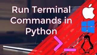 Run Terminal or cmd commands with python cmd commands in python terminal commands in python py
