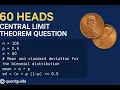 60 Heads Quant Interview Question with Central Limit Theorem in Python QuantGuide IO