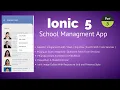 Ionic 6 School managment app Student List with ion-popover dialog DEMO