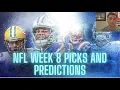 NFL Week 8 Bets Picks and Predictions