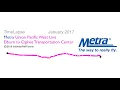 4K TimeLapse Metra Union Pacific-West Elburn - Chicago OTC January 2017