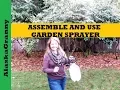 Garden Sprayer How To Assemble and Use X 1 Gallon Multi Purpose Sprayer