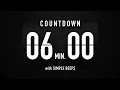 6 Minute Countdown Timer Flip Clock with Simple Beeps