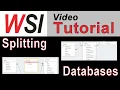 What is a split database