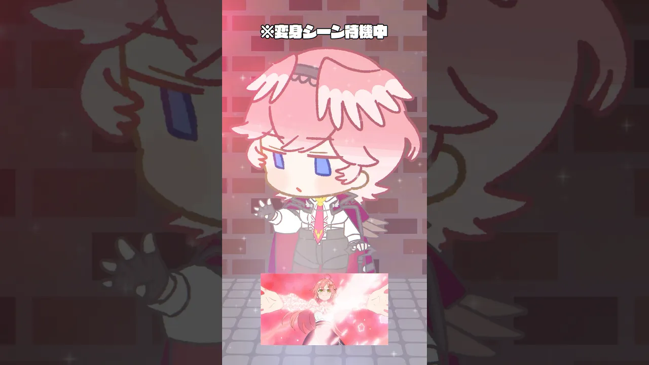 魔法少女変身時のヴィラン裏側 #shorts #hololive #ホロライブ
