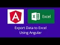 Convert Table Data to Excel in Minutes in Angular File download in excel format using angular
