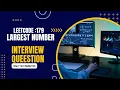 LeetCode Problem 179 Largest Number Python3 Simplest Solution with Explanation
