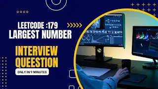 LeetCode Problem 179 Largest Number Python3 Simplest Solution with Explanation